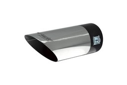 Exhaust trim stainless steel oval slanting