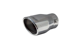 Exhaust trim stainless steel round slanting