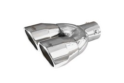 Exhaust trim stainless steel oval