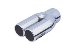 Exhaust trim stainless steel oval