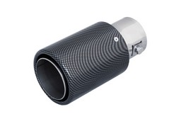 Exhaust trim stainless steel rhomboidal