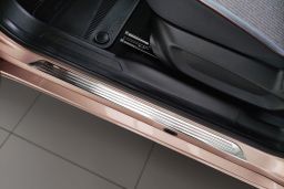 Door sill plates Fiat 500e II - New 500 2020-> 3-door hatchback stainless steel 2 pieces (FIA150EG) (1)