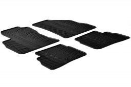 Fiat Doblò II 2010-present car mats set anti-slip Rubbasol rubber (FIA1DOFR)