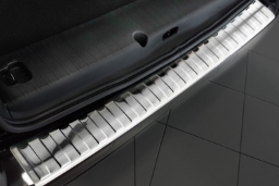Rear bumper protector suitable for Fiat Doblò III 2022-> stainless steel brushed (FIA2DOBP) (1)