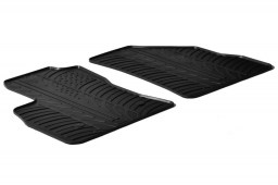 Fiat Doblò II 2010-present car mats set anti-slip Rubbasol rubber (FIA2DOFR)