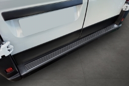 Rear bumper protector suitable for Fiat Ducato III 2023-> stainless steel brushed anthracite 2 pieces (FIA2DUBP) (1)