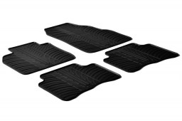 Fiat 500L 2012-2018 car mats set anti-slip Rubbasol rubber (FIA350FR)
