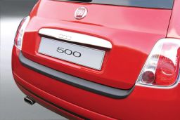 Fiat 500 2007-2015 3-door hatchback rear bumper protector ABS (FIA450BP)