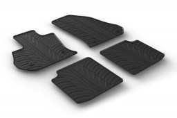 Fiat 500L 2018-present car mats set anti-slip Rubbasol rubber (FIA450FR)