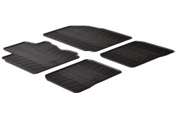 Fiat Panda III 2012-2015 5-door hatchback car mats set anti-slip Rubbasol rubber (FIA4PAFR)