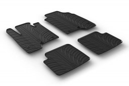 Fiat Panda III 2015-present 5-door hatchback car mats set anti-slip Rubbasol rubber (FIA5PAFR)