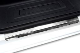 Door sill plates Ford Transit & Tourneo Custom II 2023-> stainless steel brushed (FOR13TREA) (1)