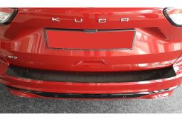Rear bumper protector Ford Kuga III 2019-present stainless steel anthracite (FOR17KUBP) (1)