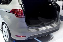 Ford B-Max 2012-> rear bumper protector stainless steel (FOR1BMBP) (1)