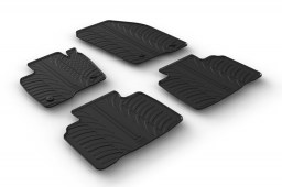 Ford Edge II 2016-present car mats set anti-slip Rubbasol rubber (FOR1EDFR)