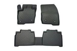 Ford S-Max II 2015- foot mat set PE/TPE rubber - Kofferraumwanne anti-rutsch PE/TPE Gummi - kofferbakmat anti-slip PE/TPE rubber - tapis de coffre antidérapant PE/TPE caoutchouc (FOR1SMFM)