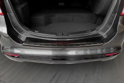 Rear bumper protector Ford Mondeo V 2014-> 5-door hatchback stainless steel anthracite (FOR27MOBP) (1)