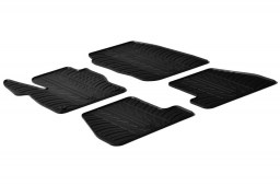 Ford Focus III 2010-2014 car mats set anti-slip Rubbasol rubber (FOR2FOFR)