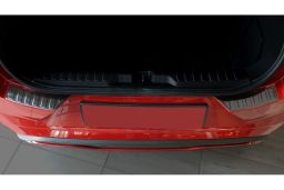 Rear bumper protector Ford Puma 2019->   stainless steel anthracite (FOR2PUBP) (1)