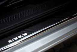 Door sill plates Ford Tourneo Connect III 2022-> stainless steel - carbon foil (FOR2TOEA) (1)