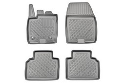 Car mats suitable for Ford Tourneo Courier 2014-2023   Cool Liner PE/TPE rubber (FOR2TOFM-C) (1)
