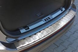 Ford Edge II 2016-> rear bumper protector stainless steel (FOR3EDBP) (1)