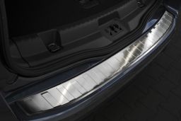 Ford S-Max II 2015-> rear bumper protector stainless steel (FOR3SMBP) (1)