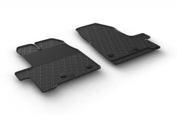 Ford Transit Custom 2012-2016 car mats set anti-slip Rubbasol rubber (FOR3TRFR)