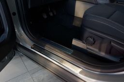 Door sill plates Ford Kuga III 2019-> stainless steel 4 pieces (FOR4KUEG) (1)