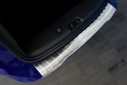 Ford Transit & Tourneo Courier 2014-> rear bumper protector stainless steel (FOR5TOBP) (1)