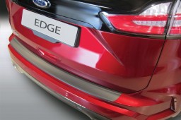 Rear bumper protector Ford Edge II 2018->   ABS - brushed alloy (FOR8EDBP) (1)