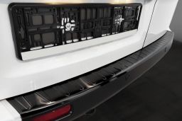 Rear bumper protector Ford Transit & Tourneo Custom 2012->   stainless steel anthracite (FOR9TOBP) (1)