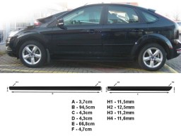 Ford Focus '05-'11 side protection set