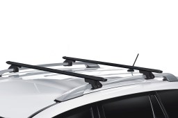 Green Valley Trax roof bars set alu black - Dachträger / Relingträger Satz Alu Schwarz - dakdragers alu zwart - jeu de barres de toit aluminium noir (1)
