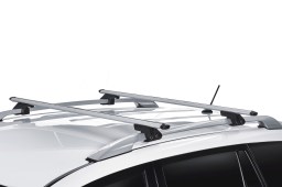 Green Valley Trax roof bars set alu silver - Dachträger / Relingträger Satz Alu Silber - dakdragers alu zilver - jeu de barres de toit aluminium argent (1)
