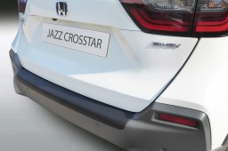 Rear bumper protector Honda Jazz IV 2020-> 5-door hatchback ABS - brushed alloy (HON10JABP) (1)