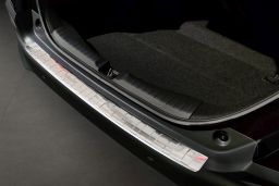 Rear bumper protector Honda Jazz IV 2020-> 5-door hatchback stainless steel (HON12JABP) (1)