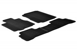 Honda CR-V III 2006-2012 car mats set anti-slip Rubbasol rubber (HON1CVFR)