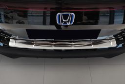 Rear bumper protector Honda Civic XI 2021-present 5-door hatchback stainless steel (2)