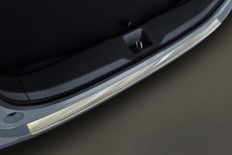 Rear bumper protector suitable for Honda HR-V (RV) 2021-> stainless steel brushed (HON2HVBP) (1)