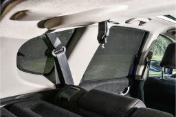 Sun shades Honda Jazz II 2008-2015 5-door hatchback Car Shades - rear side doors (1)