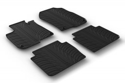 Honda CR-V V 2018-present car mats set anti-slip Rubbasol rubber (HON3CVFR)