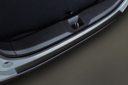 Rear bumper protector suitable for Honda HR-V (RV) 2021-> stainless steel matt black (HON3HVBP) (1)