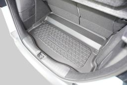  Voiture Cuir Tapis de Coffre pour Honda Fit/Jazz 2021+ (Dossier  intégré) EntièRement Entouré Trunk Mat AntidéRapant Anti Rayures Coffre  Doublure Tapis,B