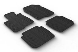 Car mats Honda CR-V VI 2023-> Rubbasol rubber (HON4CVFR) (1)
