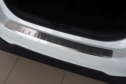 Rear bumper protector Honda Civic XI 2021-> 5-door hatchback stainless steel (HON52CIBA) (1)
