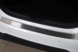 Rear bumper protector Honda Civic XI 2021-> 5-door hatchback stainless steel (HON54CIBA) (1)