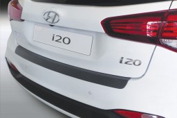 Rear bumper protector Hyundai i20 (GB) 2018-2020 5-door hatchback ABS - brushed alloy (HYU13I2BP) (1)