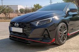 Front spoiler Hyundai i20 (BC3) 2020-present 5-door hatchback ABS - painted (HYU1I2MF) (1)