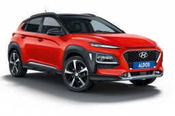 Hyundai Kona (OS) 2017-present skid plate set silver (HYU1KOSP)
